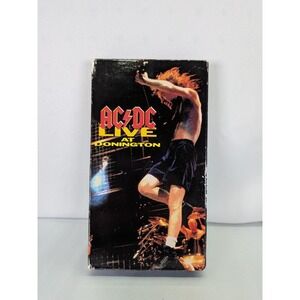 AC DC Live‎ At Donington VHS Tape Monsters of Rock 1991 Concert Movie Untested